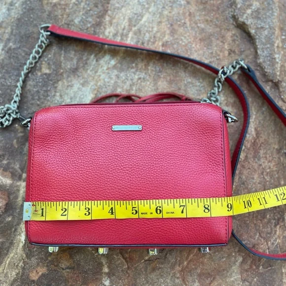Rebecca Minkoff Mini 5 Zip Crossbody in Scarlet - Picture 6 of 10